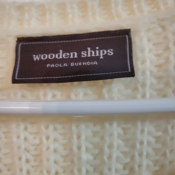 Wooden Ships Ribbed knit Wool Blend Sweater size m/l - Picture 4 of 5
